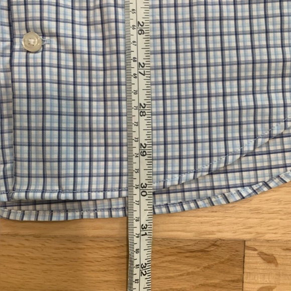 Peter Millar Mens Summer Comfort Plaid Checked Button Down Long Sleeve Shirt S - Picture 11 of 11